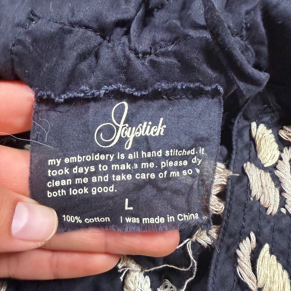 Johnny Was Joystick Boho Cami Top Large Festival Embroidered Floral Romantic - Picture 9 of 9